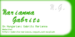 marianna gabrits business card